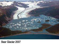 Bear Glacier, 2007